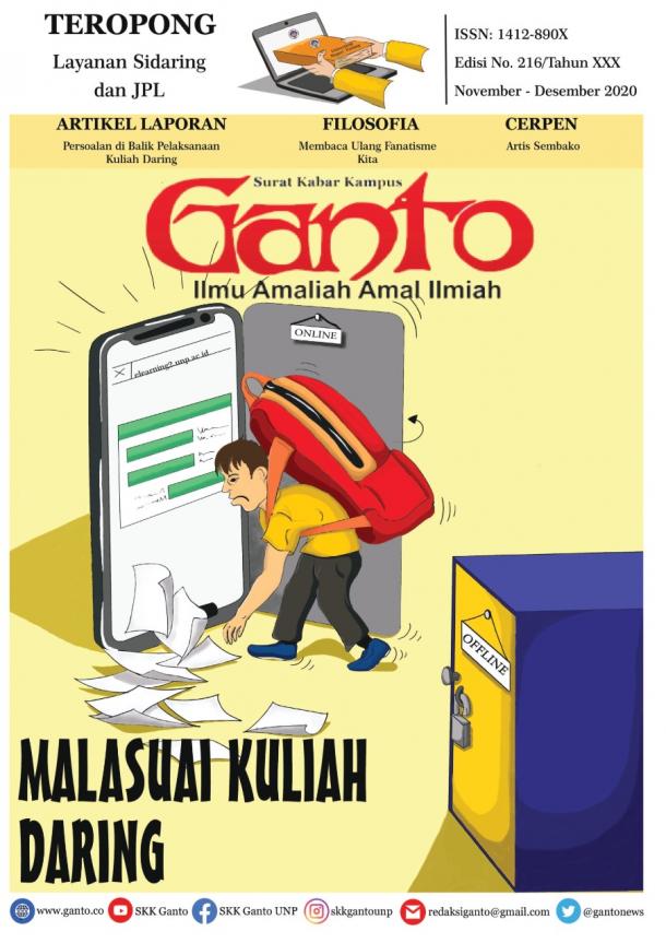 Tabloid Ganto Edisi 216- Malasuai Kuliah Daring